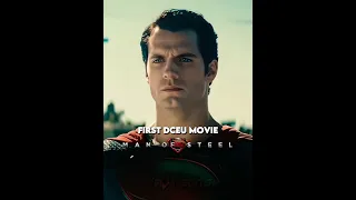 💙 FIRST & LAST DCEU MOVIE EDIT 💙 #shorts #dc #movie #edit #dccomics #fyp