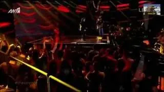 The Voice Of Greece 1ο Live Παναγιώτης Βιντζηλαίος (Damn Your Eyes) {28/3/2014}