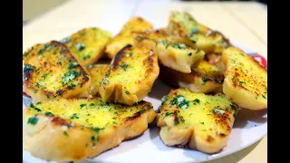 PAN de AJO Crocante y sin Horno - Cocina Genial