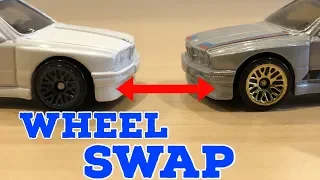 How to wheel swap on your Hot Wheels/Matchbox car