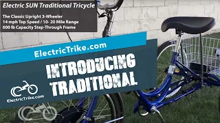 Electric Trike | Introducing the Electric Sun Traditional Tricycle