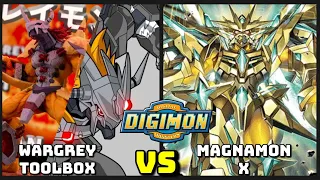 WarGreymon Toolbox VS Magnamon X (Bt16) | Digimon TCG
