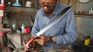 Forging A Golok Machete