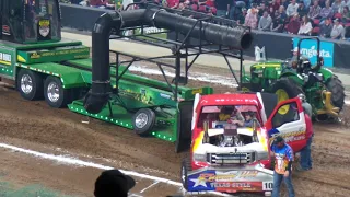 FULL 6,350lb Modified 4x4 Truck Class +WILD RIDES Championship tractor pull Louisville Ky 2023