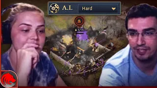 Whamen plays for the first time against HARD AI in AOE4