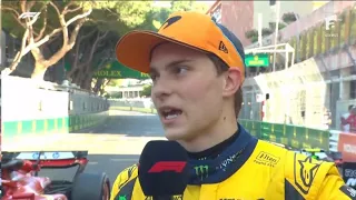 Oscar Piastri POST RACE interview  - Monaco GP