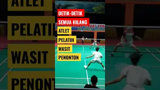 DETIK-DETIK SEMUA HILANG ATLET PELATIH WASIT PENONTON #lindan #taufikhidayat #leechongwei