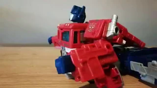 Transformers War for Cybertron Siege Optimus Prime Transformation Stop Motion Animation