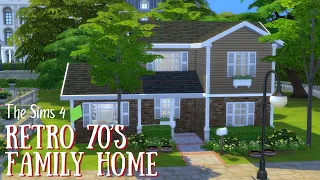 Retro 70’s Family Home | The Sims 4 Speed Build |