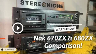 Nakamichi 670zx & 680zx comparison