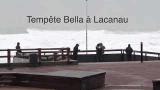 Tempête Bella à Lacanau