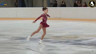 Sofia Akatieva(2007), SP, 2019.02.26 Moscow Novice Championships