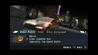 Fast & Furious Tokyo Drift PSP - #9 Rushing Race of Levin at Rainbow Bridge with Sunshine Run Racer!