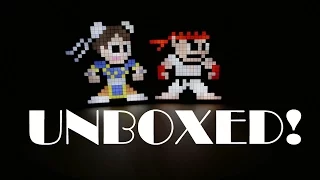 Unboxing Ryu and Chun Li Pixel Pals! (4K)