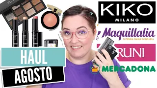 🛍️ HAUL Agosto - Maquillalia, KIKO, Druni, Mercadona... ¡Quiero probarlo TODO!