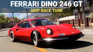 Forza Horizon 5 Tuning - 1969 Ferrari Dino 246 GT - FH5 Grip Race Build, Tune & Gameplay