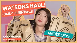 Watsons Haul (Daily Essentials)