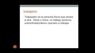 concepto trabajo