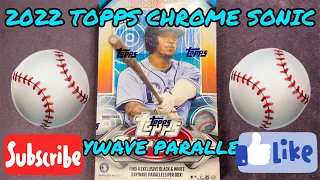 2022 Topps Chrome Sonic Hobby Box! Black and White Ray Wave Parallels