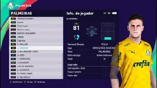 Fabinho Palmeiras PES 2020/2021 cópia da base/Face edit.