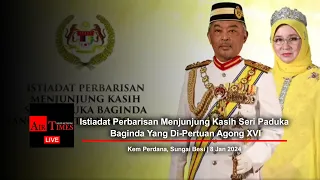 (((LIVE))) Istiadat Perbarisan Menjunjung Kasih Seri Paduka Baginda Yang Di-Pertuan Agong XVI