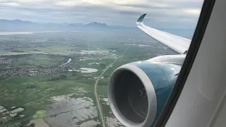 [4K] Vietnam Airlines A350 landing Noibai Hanoi - Let's enjoy the sound of Rollroyce Trent XWB !