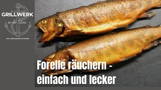 Forelle 🐟 räuchern - einfach und super lecker 😋🤤