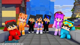 GOMY GOMY DANCE | FIRST MEET MEME | APHMAU CREW & CASH CREWE | ALL EPISODES - Minecraft Animation