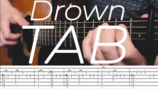 Martin Garrix feat. Clinton Kane - Drown - Fingerstyle Guitar TAB Tutorial Video