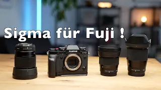 Chance vertan? Sigma Objektiv für Fujifilm Kamera erster Eindruck