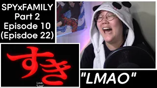 Newbie Jun Reacts | Spy x Family Part 2 Episode 10 (Episode 22)