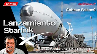 LANZAMIENTO COHETE FALCON9 DESDE VANDENBERG, CALIFORNIA PARA STARLINK-DIRECTO EN ESPAÑOL