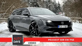 Peugeot 508 SW PSE 1.6 Hybrid4 360k (2023): Rodinná raketa | TEST | CZ/SK