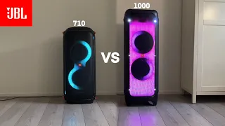 Jbl 710 vs 1000 sound comparison 🔊 100% volume‼️😱