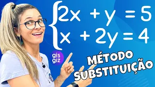 SYSTEM OF EQUATIONS of the 1st degree | SUBSTITUTION Method | Basic Mathematics Prof. gis/