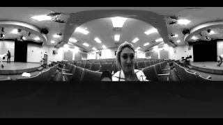 Edison kinetoscope video remade with 360 view camera technology