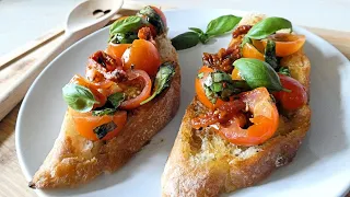 Tomato Bruschetta l One Of The Easiest Recipes?