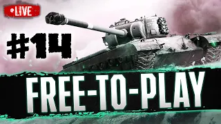 🔴Free-to-play fiók: A T32 VÉGRE a garázsban - World of Tanks - Scheff LIVE