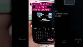 📣💢 Cara Reinstall BlackBerry “Error 507 Reload Sofware” #part1💢