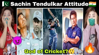 First Time Reaction on Sachin Tendulkar Full Attitude🔥😈 || Indian Cricketers Attitude || IPL 2024