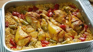 POLLO CON ARROZ AL HORNO QUE SIEMPRE SALE! COMIDA DELICIOSA Y ECONÓMICA PARA TODA LA FAMILIA