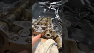 Mercedes M274 engine camshaft damage