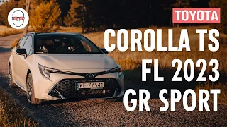 Toyota Corolla 2023 2.0 Hybrid 5gen TS GR Sport w Polsce test PL Pertyn Ględzi