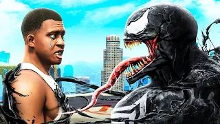 FRANKLIN Becomes VENOM In GTA 5 (Mods)