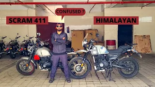 ARE YOU CONFUSED BETWEEN HIMALAYAN OR SCRAM 411 ? WATCH THIS | THIS WILL HELP YOU CHOOSE |