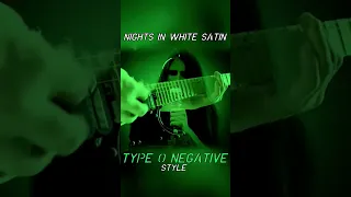 If Type O Negative wrote Nights in White Satin feat. October Noir #shorts