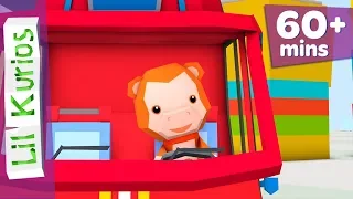 Driving in my Fire Truck | Plus More Nursery Rhymes & Kids Songs | 78 Minutes | Lil Kurios