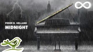 Midnight: Relax In A Thunderstorm With Soft Piano Music