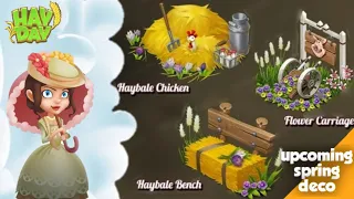 Hay day : Upcoming spring decoration by hay dia !!