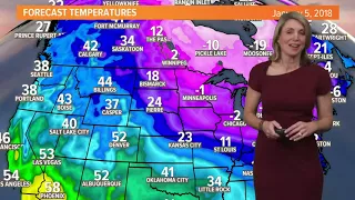 Morning weather forecast 1-5-2018